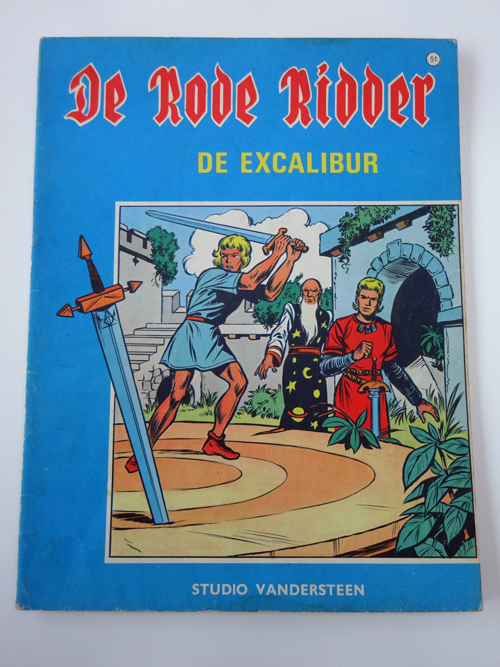De rode ridder - De Excalibur - 1ste druk (1971)
