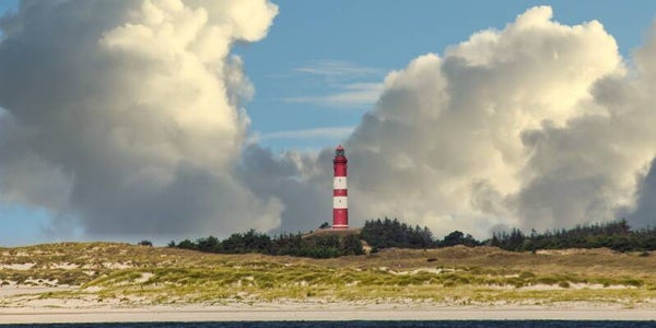 Panorama-Format: (PA 121) 80 x 40 cm, Amrum Leuchtturm