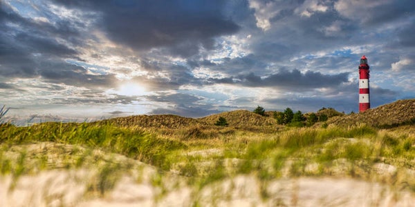 Panorama-Format: (PA 108) 80 x 40 cm Amrum Leuchtturm
