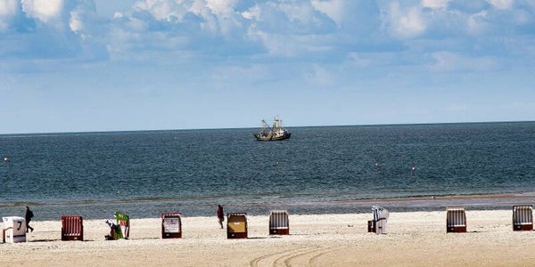Panorama-Format: (PA 123) 80 x 40 cm, Amrum Strand