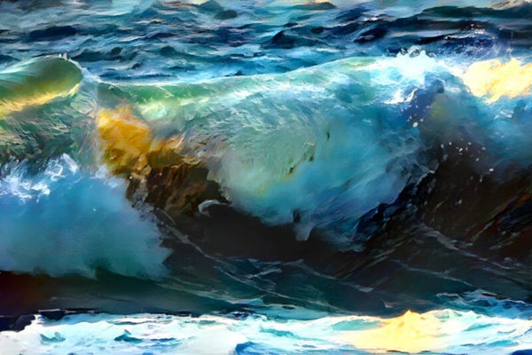 Kunstdruck: (BA 126) Welle 3