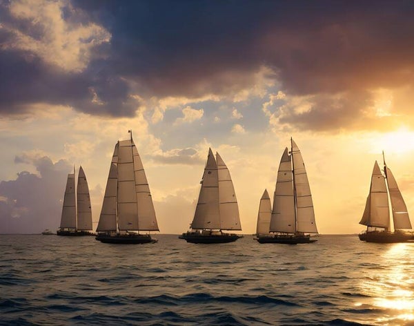 Kunstdruck: (BA 148) Regatta