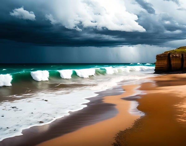 Kunstdruck: (BA 156) Unwetter