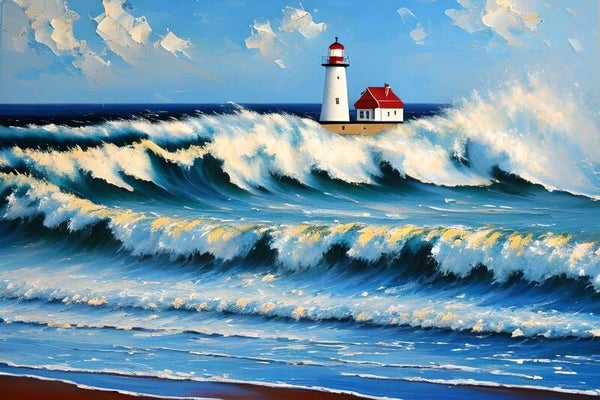 Kunstdruck: (BA 164) Blue Water