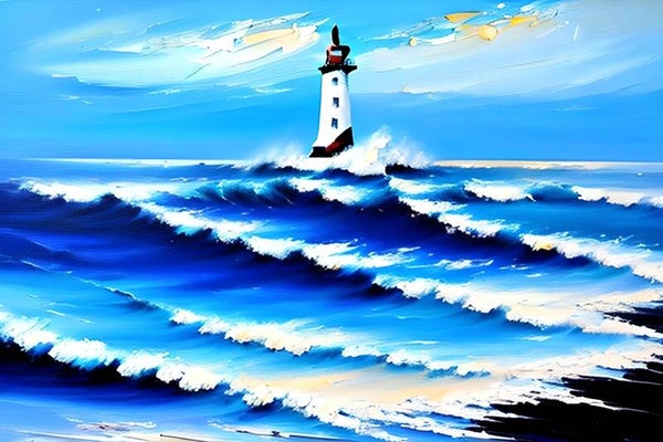 Kunstdruck: (BA 165) Blue Water 2