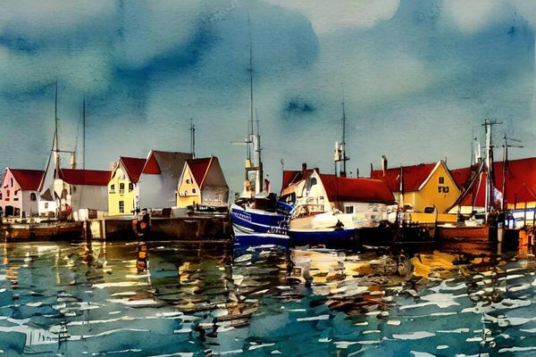 Kunstdruck: (BA 167) Nordsee 1