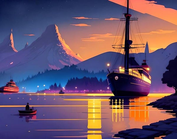 Kunstdruck: (BA 182) Mondlicht