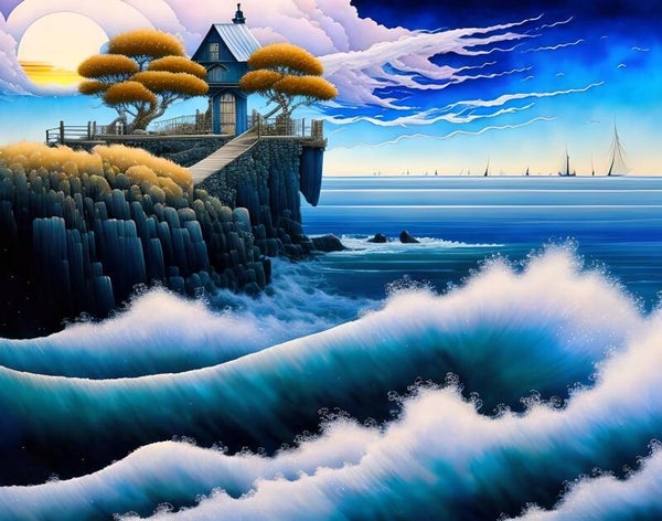 Kunstdruck: (BA 192) Schöne Aussicht