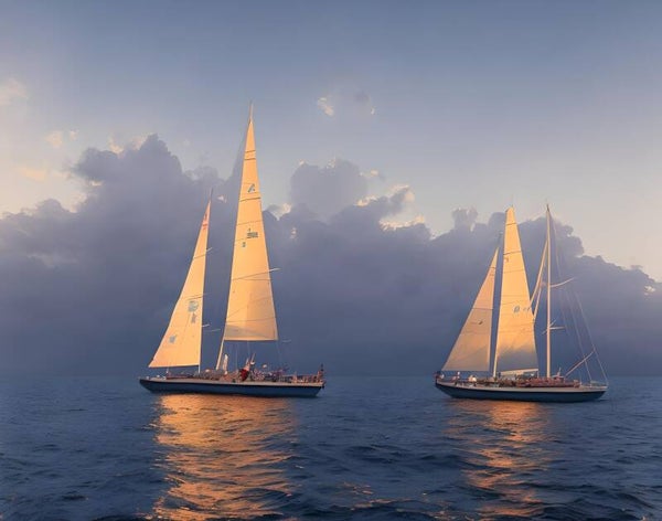 Kunstdruck: (BA 197) Segeltörn