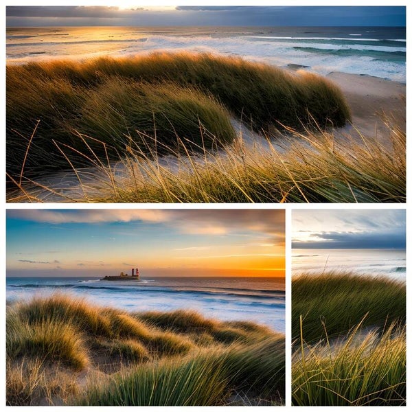 Kunstdruck: (CA 103) Collage Dünen