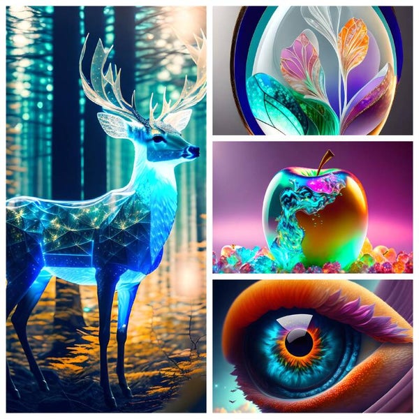 Kunstdruck: (CA 106) Collage Glas