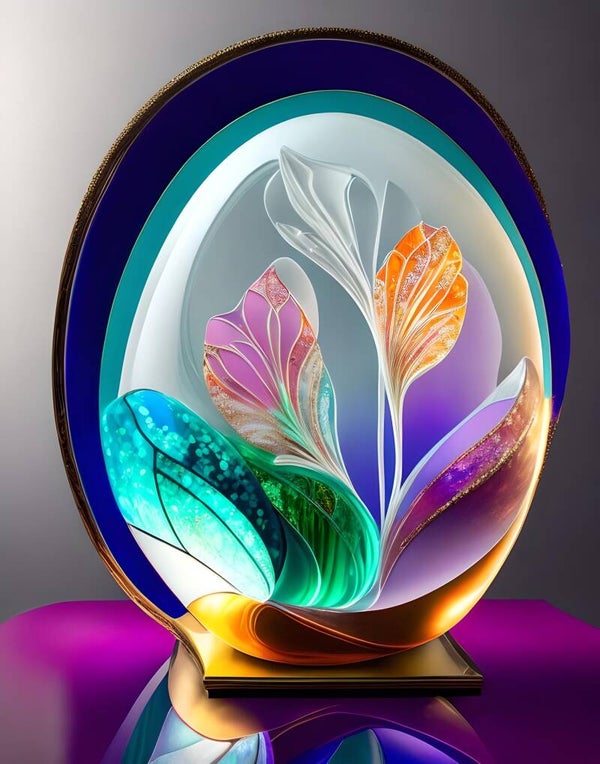 Kunstdruck: (FA 102) Kristallei