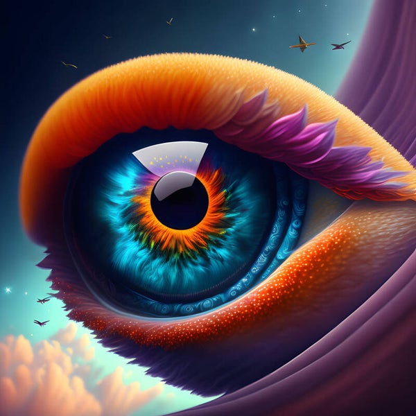 Kunstdruck: (FA 123) Auge