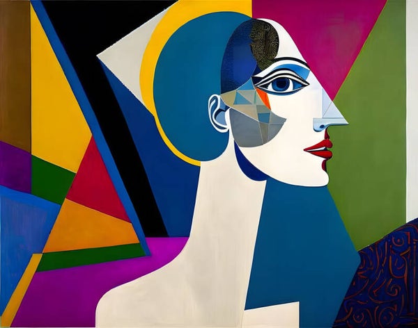 Kunstdruck: (FA 135) Abstrakt Zeichnung