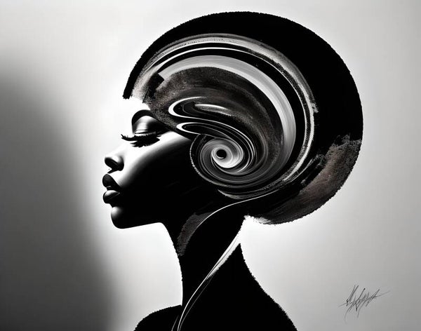 Kunstdruck: (FA 138) Junge Frau