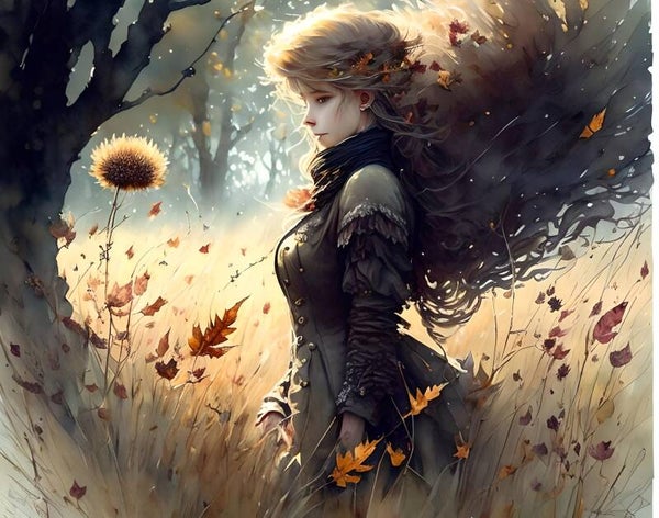 Kunstdruck: (LA 102) Herbstfee