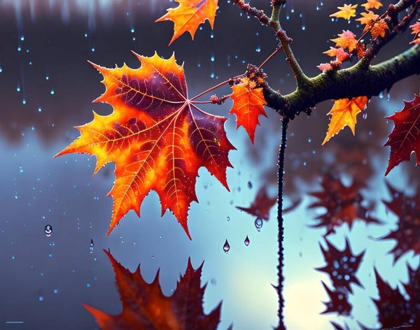 Kunstdruck: (LA 148) Laubblätter