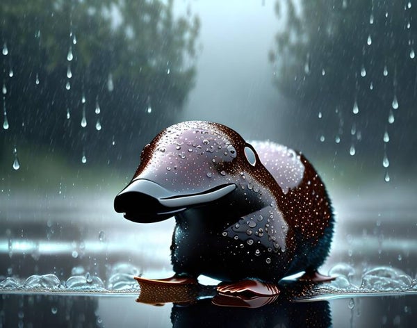 Kunstdruck: (LA 157) Schnabeltier