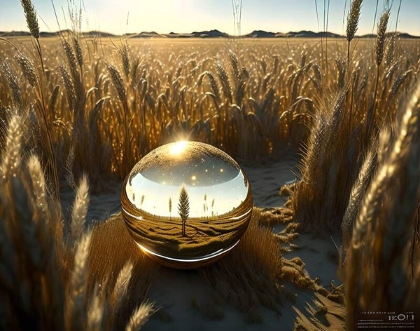 Kunstdruck: (LA 169) Kornfeld