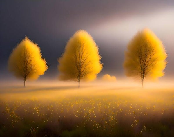 Kunstdruck: (LA 181) Dotterblumenwiese