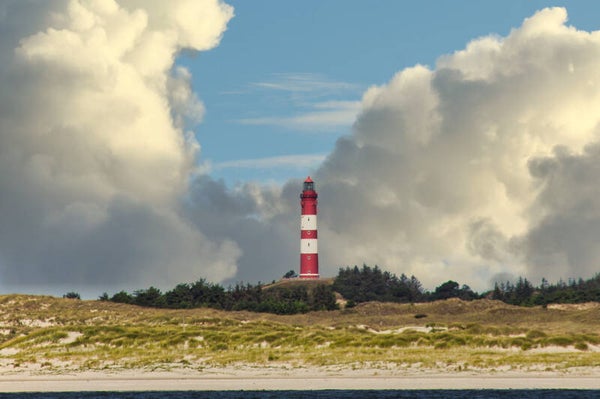 Kunstdruck: (MA 180) Amrum Leuchtturm