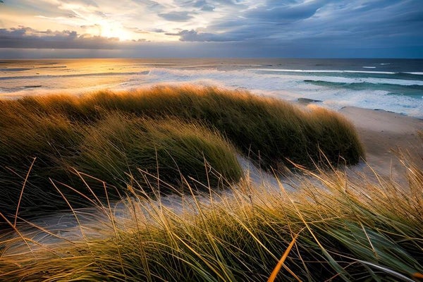 Kunstdruck: (MA 185) Abendstimmung Nordsee 3