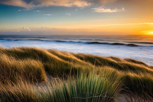 Kunstdruck: (MA 186) Abendstimmung Nordsee 5