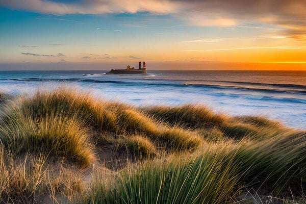 Kunstdruck: (MA 188) Abendstimmung Nordsee 6