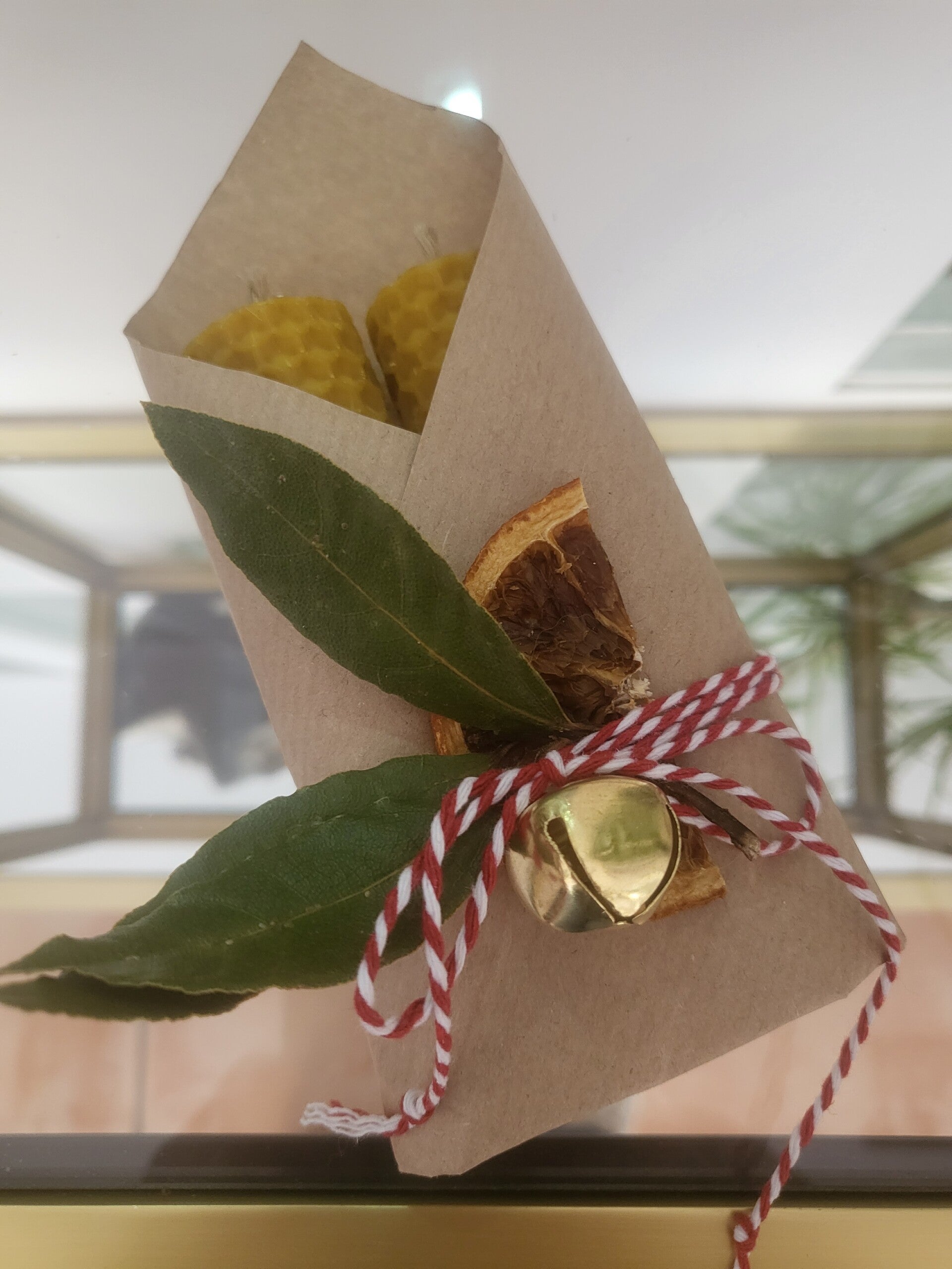 Vela de cera de abeja