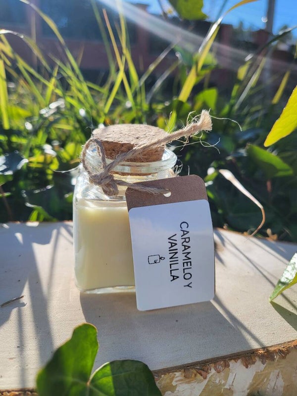 Vela de aroma de Caramelo y Vanilla