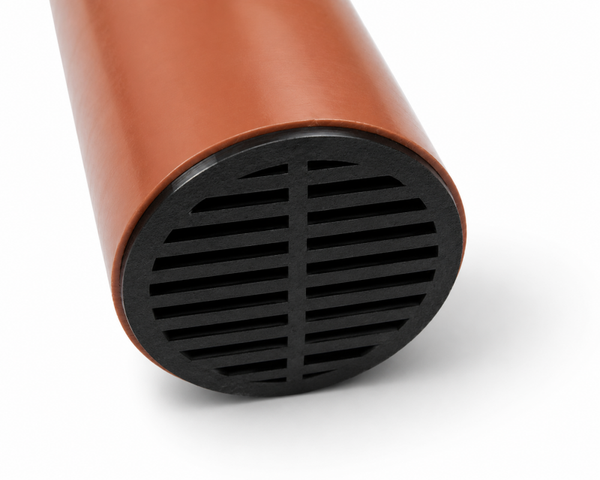 110mm swales perforated end cap