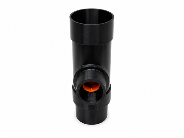68mm round Rainwater Diverter (Black)