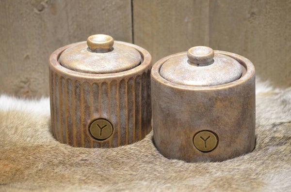 Set of 2 Pots on top Jewel