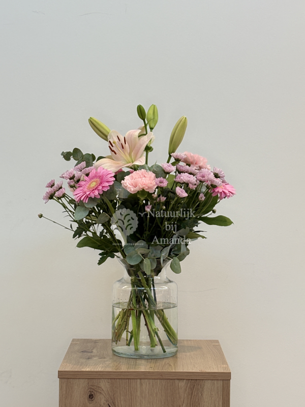 Boeket Klassiek Roze (v.a.)