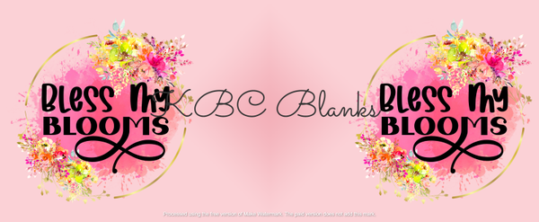 Bless my blooms Printable mug image
