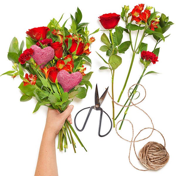 Valentijnsboeket Rood