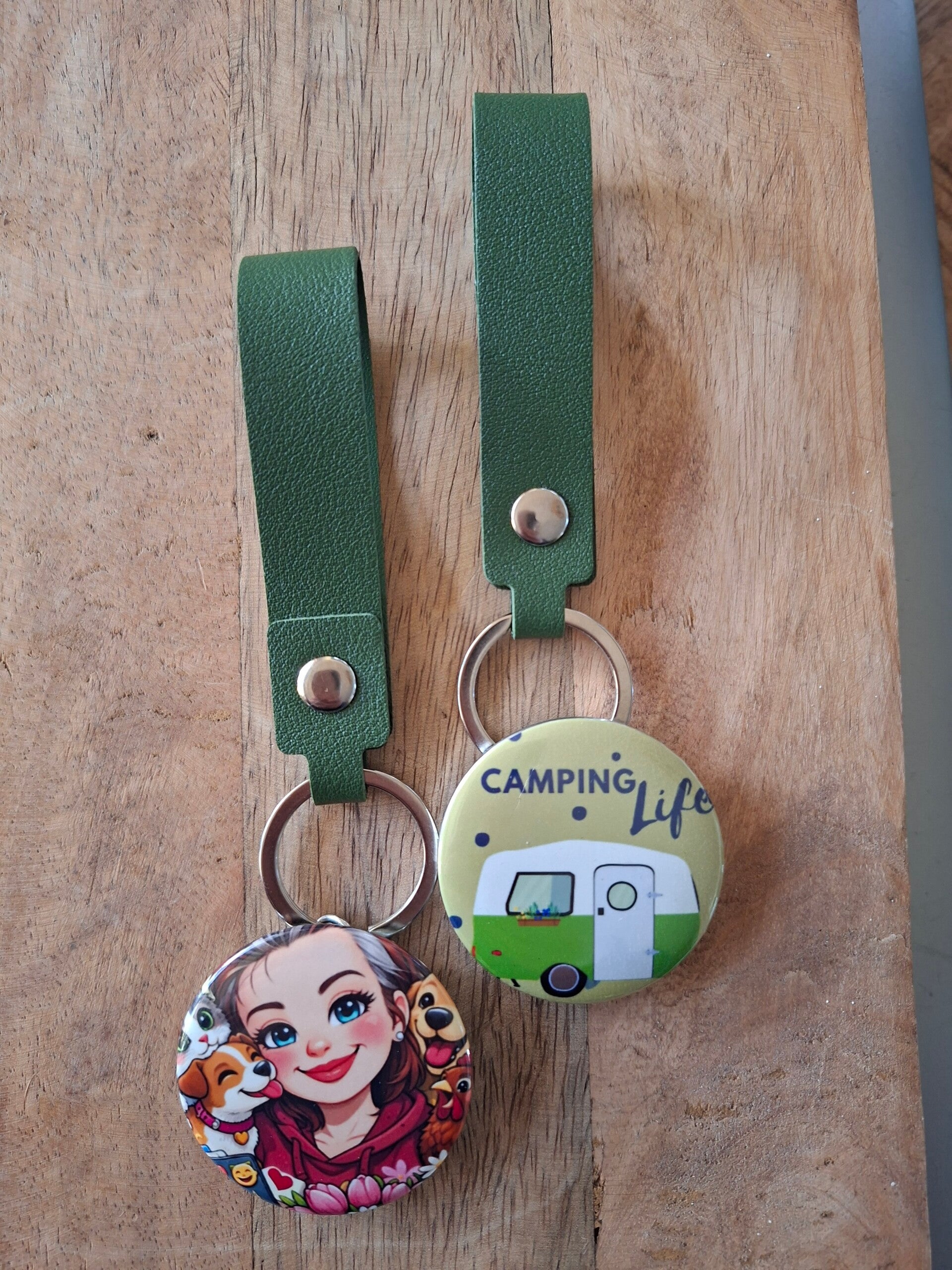 3 gepersonaliseerde flessenopener sleutelhangers