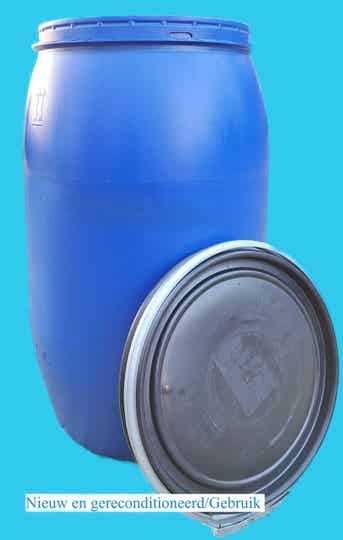 Vloeistof/Deksel vaten van 60 tot 220 liter