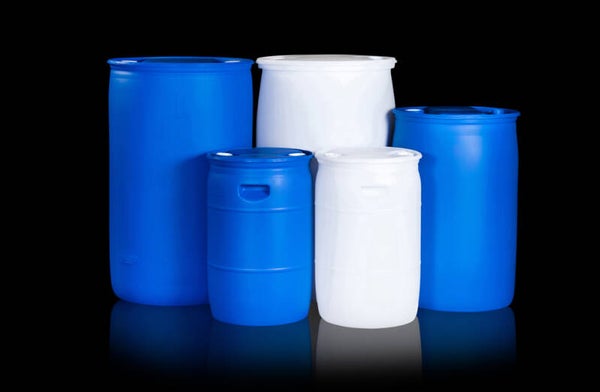 Nieuwe kunststof bondelvaten van 30L tot 200L