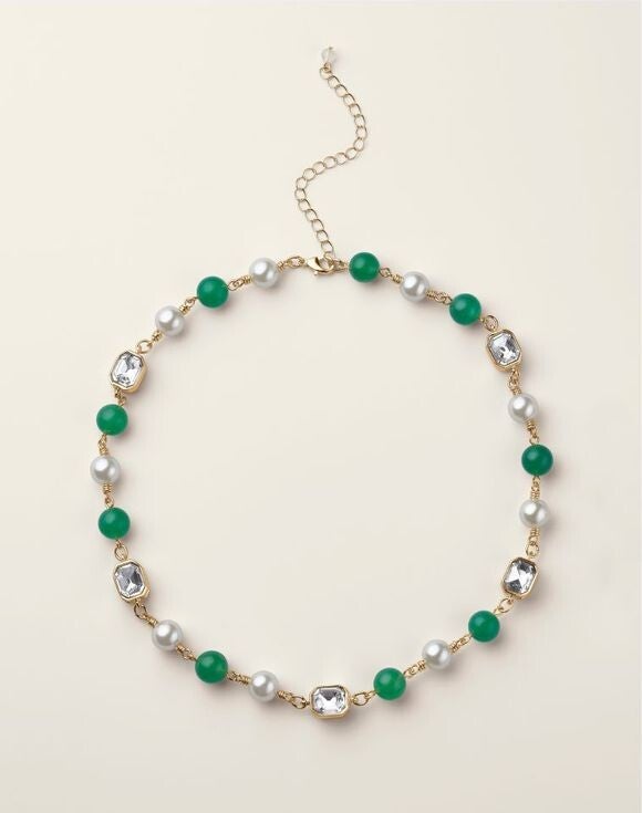 Crystal Evergreen Luxe Necklace