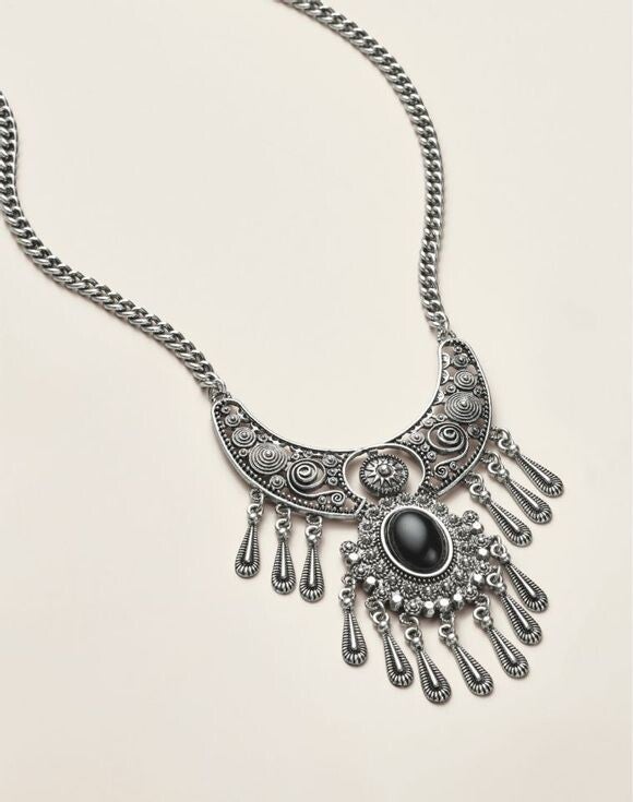 Boho Eclipse Statement Necklace