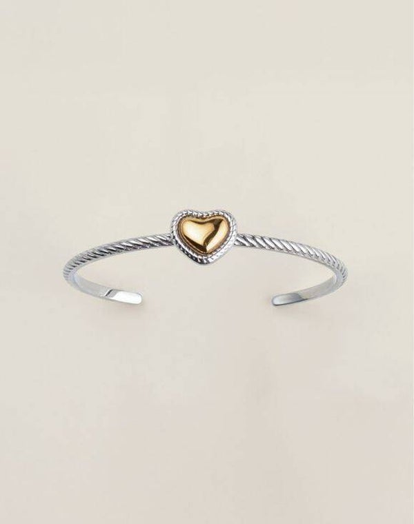 Stainless Steel My Heart Cuff Bracelet