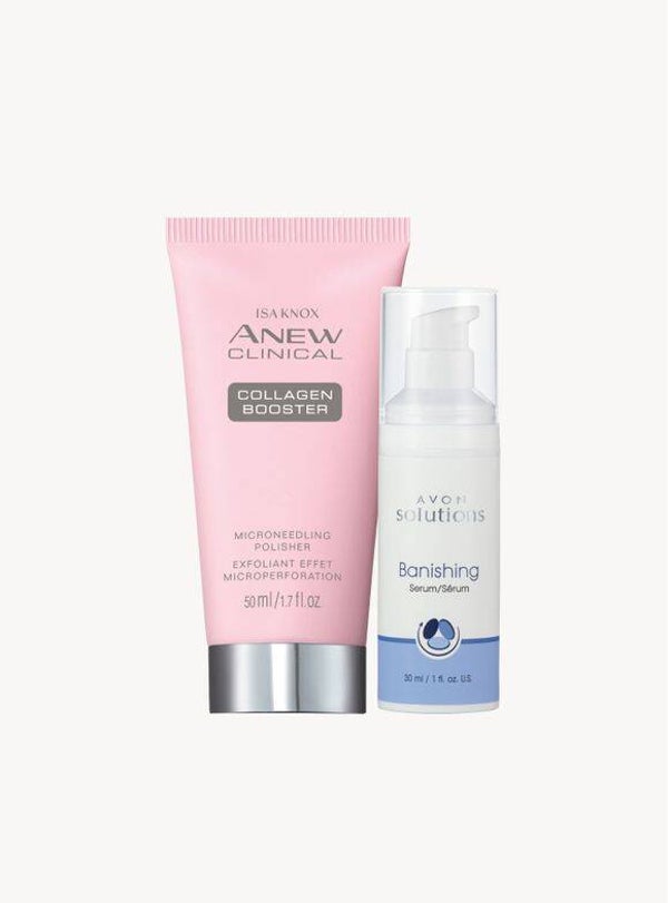 Solutions Banishing Serum & Anew Clinical Collagen Booster 2-Piece Set