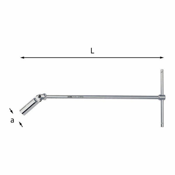 Usag Chiave per candele lunga 80cm 20,8 278 lg