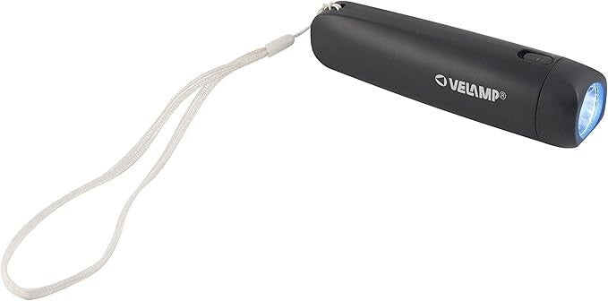 VELAMP IN300 Eversafe Torcia LED con Power Bank, 1 W, 1900 mAh