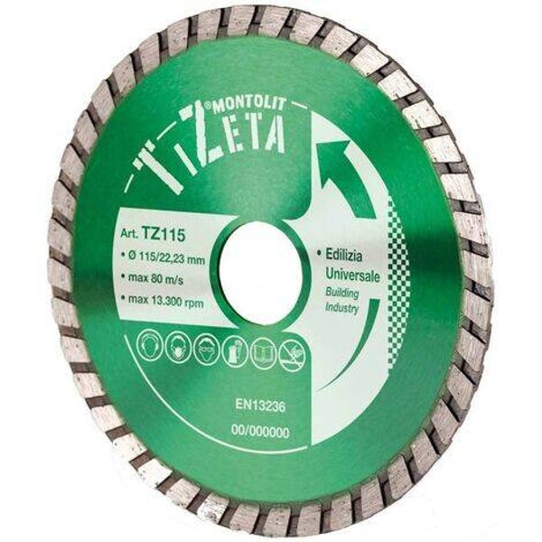 Montolit tz115 disco edilizia universale
