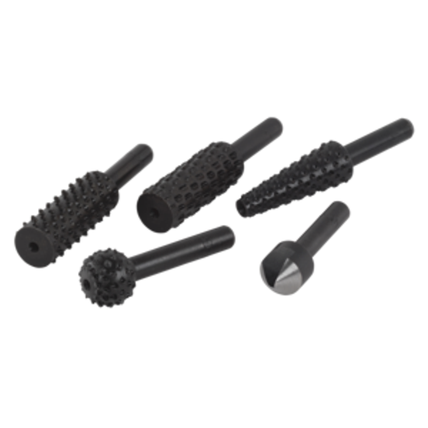 Set di raspe e svasatori 2540, 5 pz. Per la preparazione di incavi e per la rapida asportazione di materiale