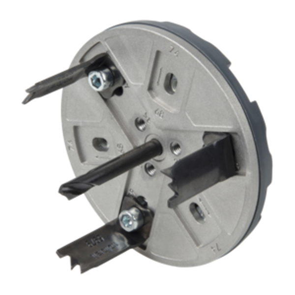 Sega a tazza regolabile per installazioni elettriche 5983 Per la preparazione di installazioni elettriche nel cartongesso