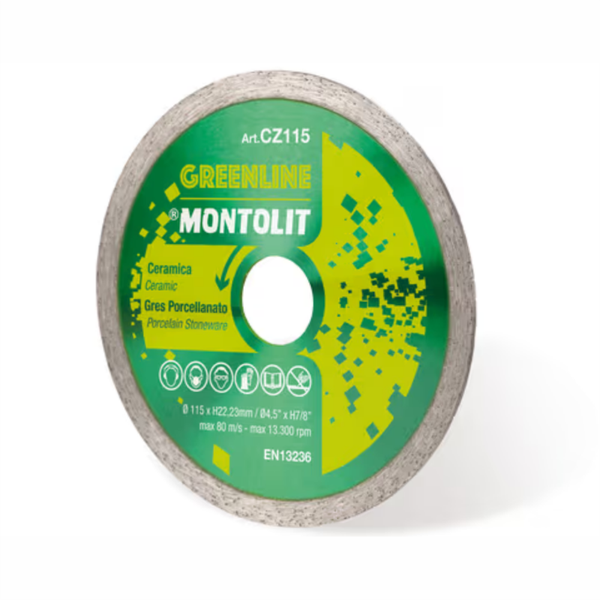Montolit Cz115 disco per ceramica e gres porcellanato
