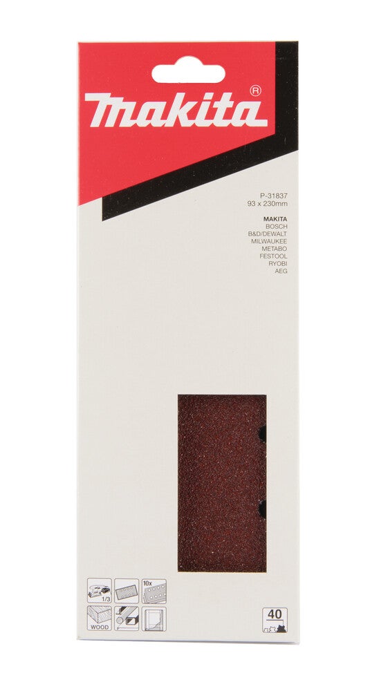 conf carta abrasiva per levigatrice orbitale 93x230